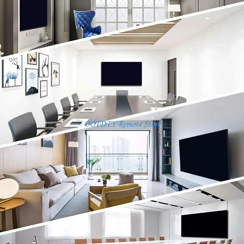 

Wall Holder for 26-55inch TVs Adjustable Tilt Rotation High Strength Easy Installation Space Saving Design Hanger