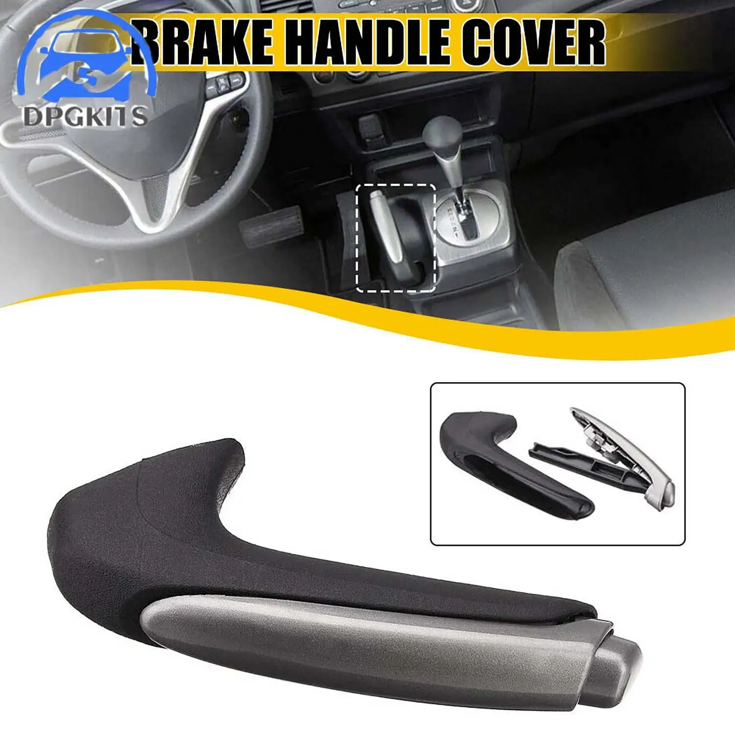 DPGKITS 1Pcs Hand Brake Handle Protect Cover Stick For Honda Civic 2006-2011 47115-SNA-A82Z Accessories Wholesale Quick delivery