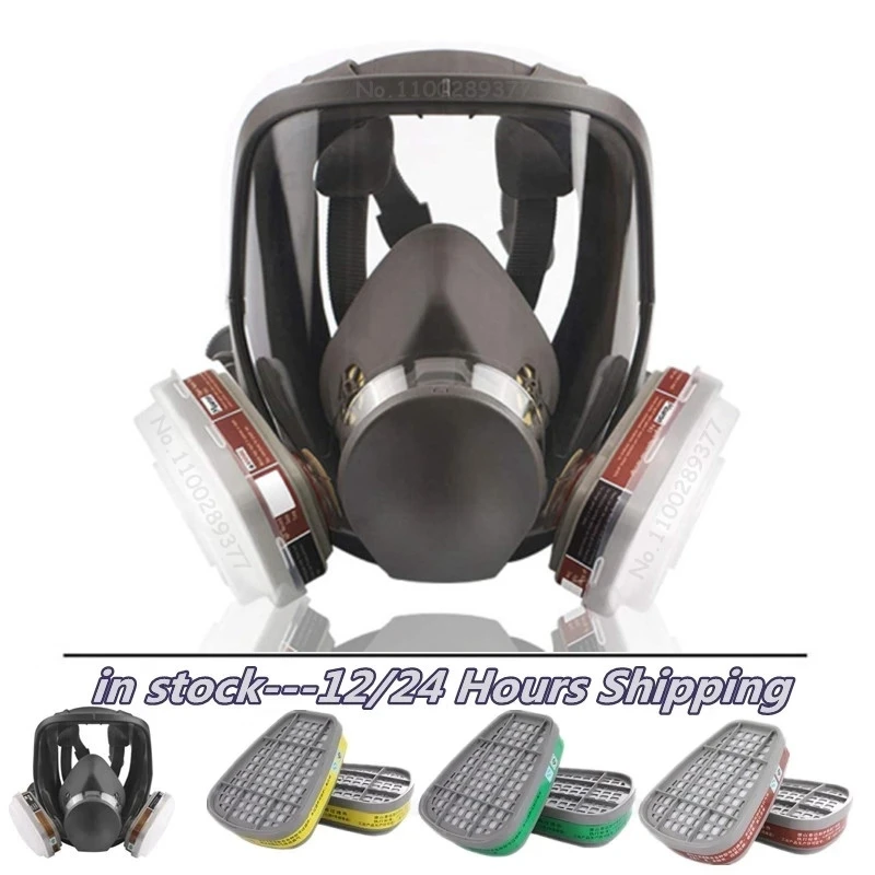 

Chemical Respirator Dust Respirator Full Filter Wide Field Full Face 6800 Mask Welding Spray Paint Insecticide