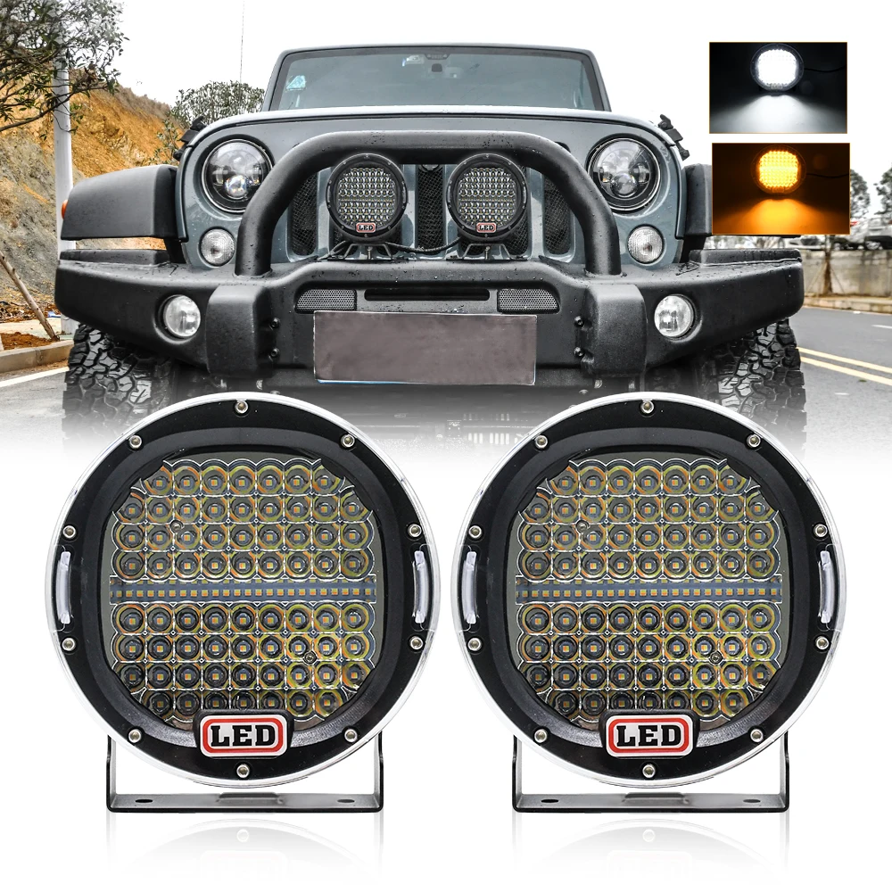 Truck Spotlight Work Light Off Road Vehicle Accessories  LED Car Daytime Driving Truck Motorcycle Bike Waterproof Lightings