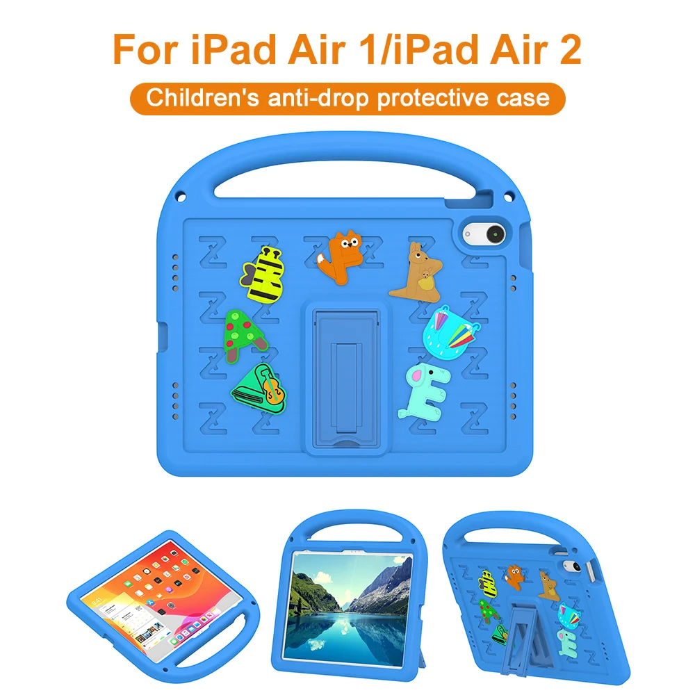 Cute Animal Kids Tablet Case for Apple iPad 10th 11th Gen Pro11 2024 Air11 2025 Air 1 2 3 Anti-Drop Protective Shell Cover
