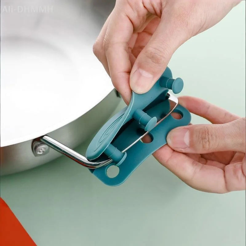 ZLinKJ 2Pcs Silicone Pot Handle Holders Non Slip Heat Resistant Scald Proof Pot Handle Covers for Family Kitchen Daily Use - view 5