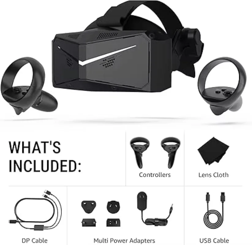 Pimax Crystal Light PC VR Resolution 5760x2880 (monocular 2880x2880) 120Hz New Listing
