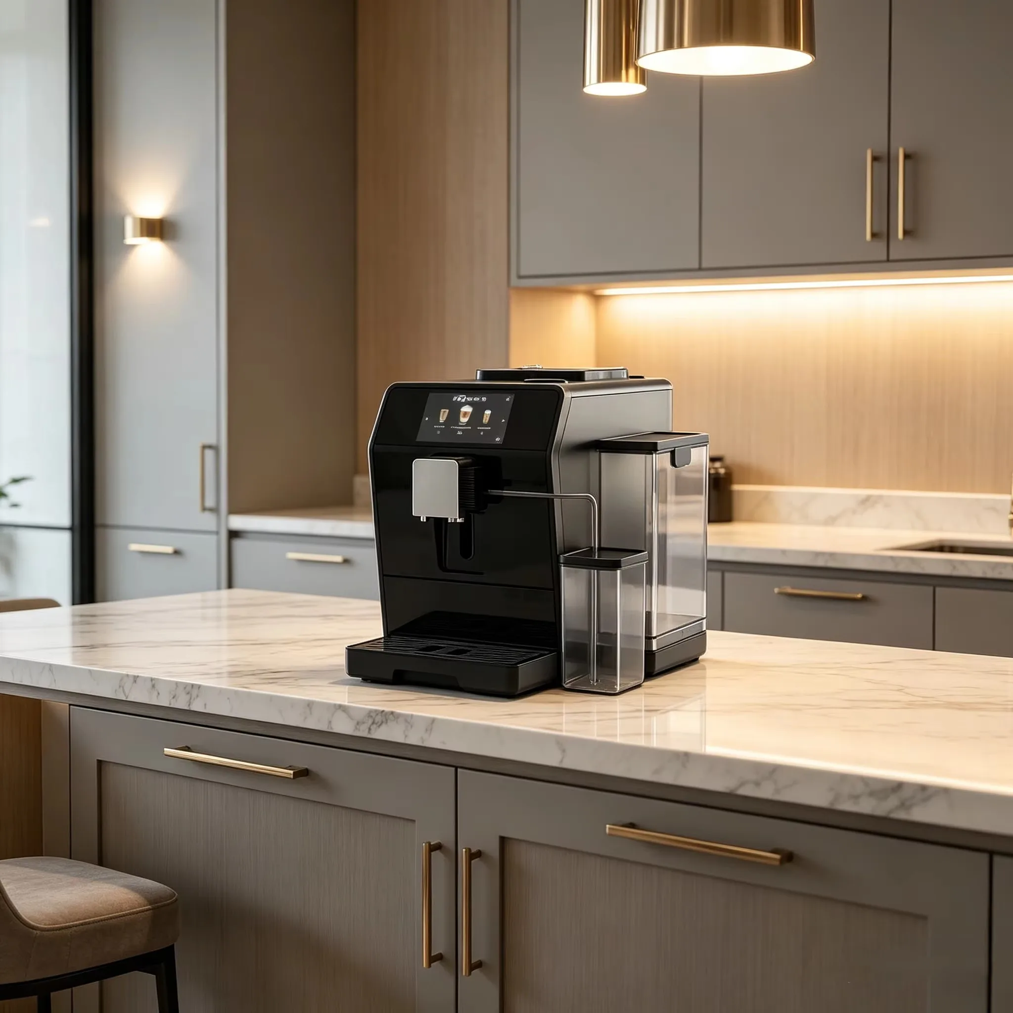 

Trending Upgraded Automatic Coffee Machine One-touch Extraction Commercial Hotel Office Efficient Coffee Maker