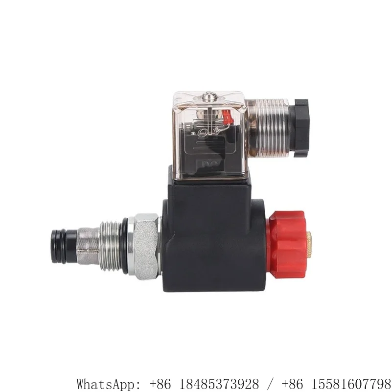 Hydraulic solenoid valve thread insertion type two position two usually closed type