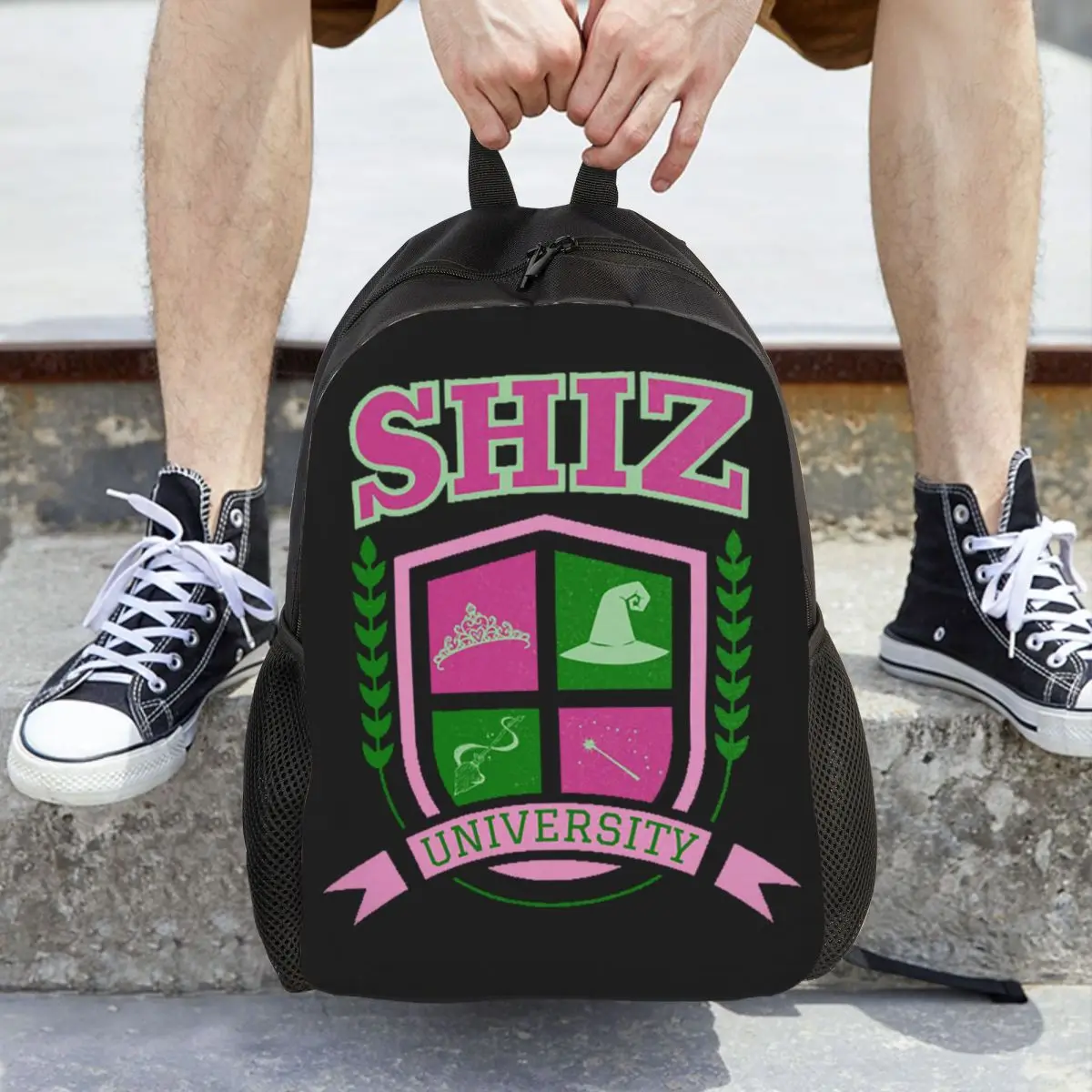 

Shiz University Backpack Daypack Large Capacity Children BookBag School Bag Shoulder Bags for Men Women
