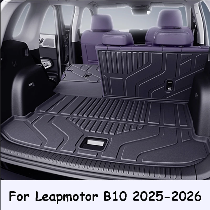

Для Leapmotor B10 2025-2026 автомобильный коврик в багажник с защитой от грязи и высоким краем водонепроницаемый коврик в багажник материал TPE аксессуары для интерьера