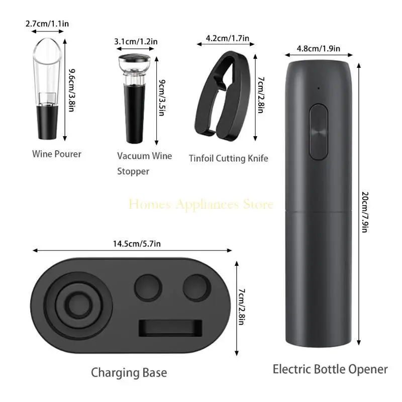 d0ab充電式ワインオープナー使いやすい電気ワインオープナー電気担保