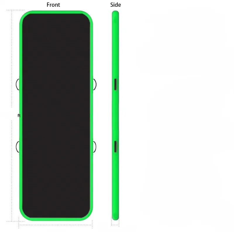 

Custom Size Airtrack Gymnastics Tumbling Mat, Various Lengths Inflatable Air Track, Suitable for All Fitness Levels