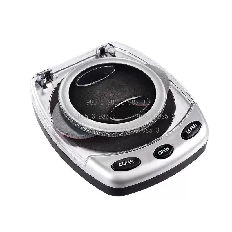 Automatic CD/DVD Disc Cleaner and Repairer, Electric Disc Scratch Restoration Device