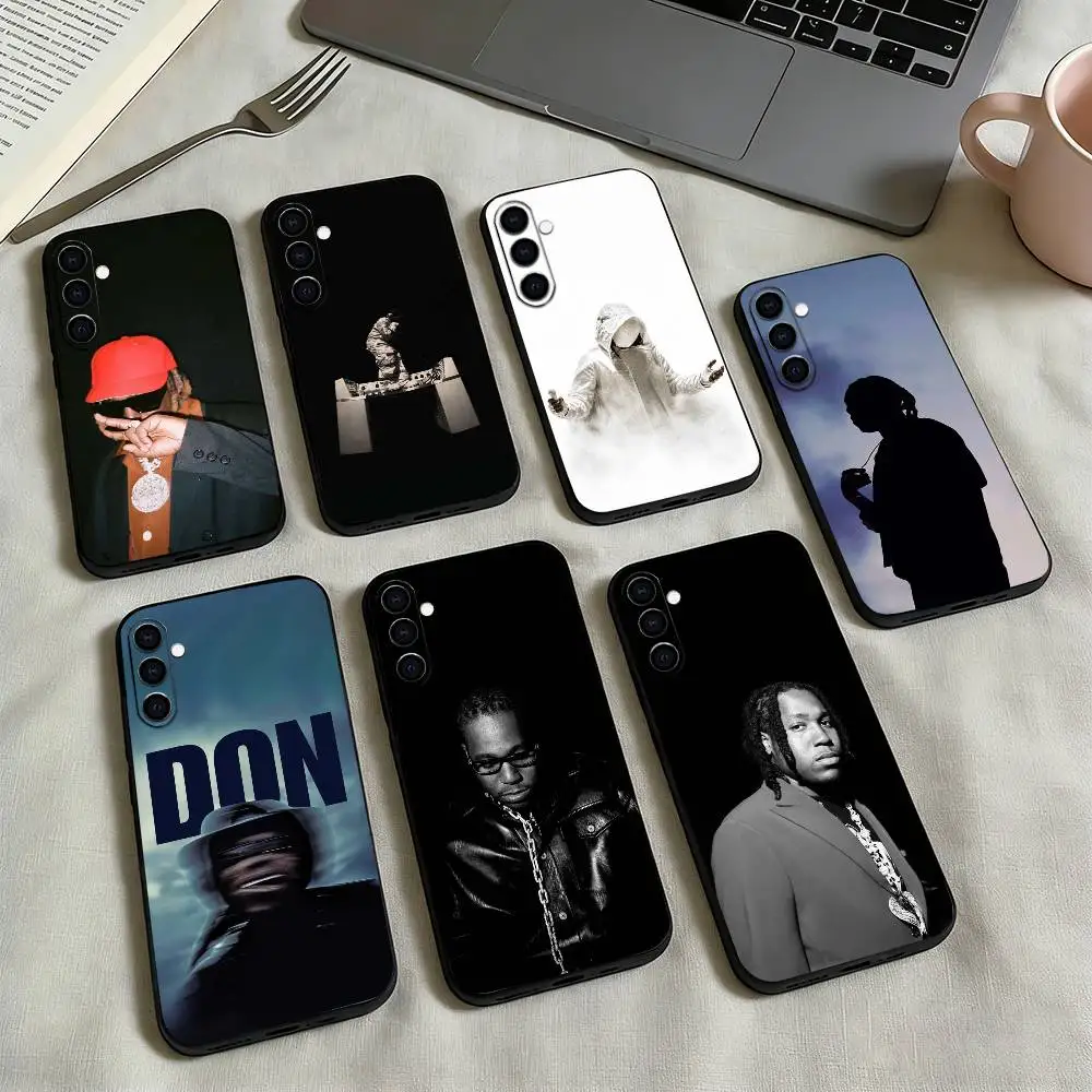 D-Don T-Tolive Phone Case Black Silicone Soft For Samsung Galaxy A73,A72,A71,A70,A53,A52,A51