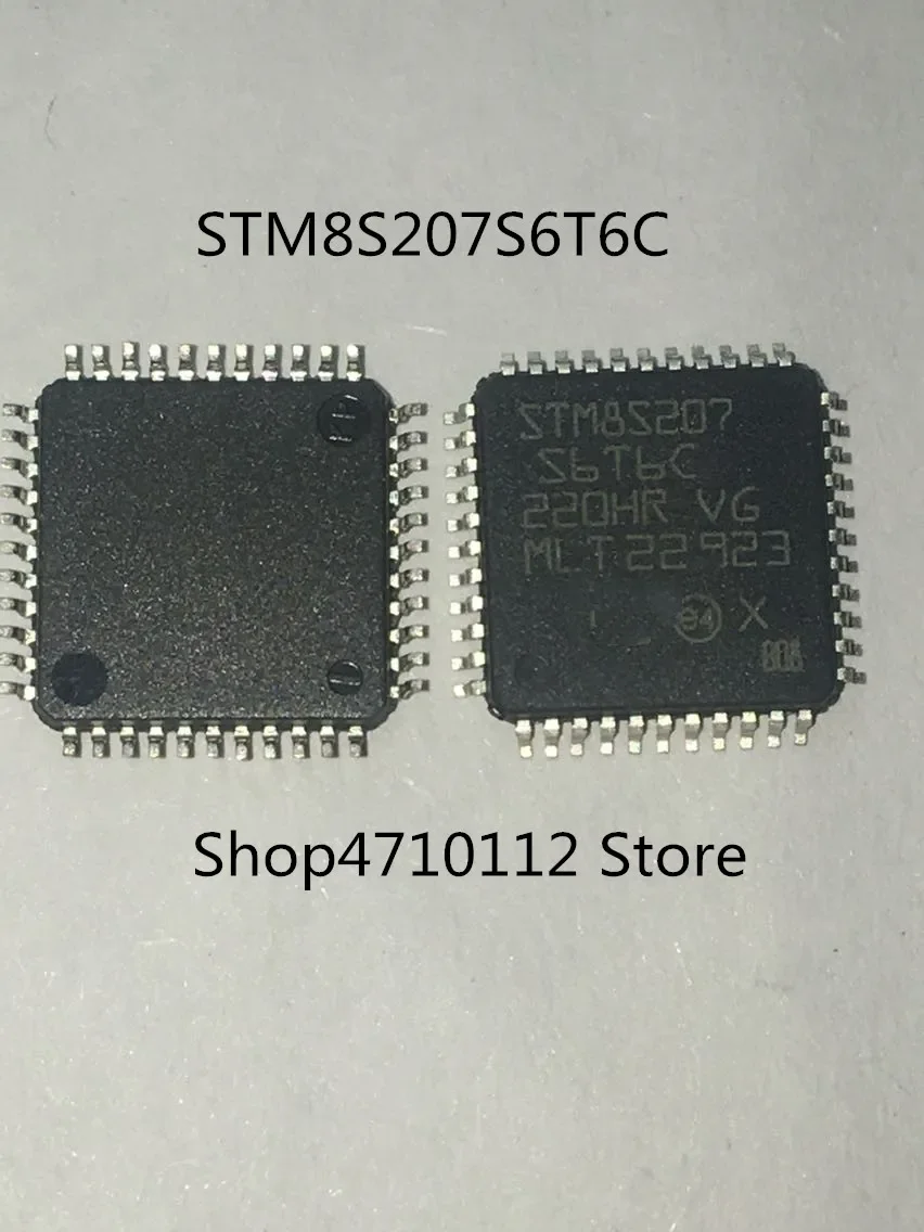 Free Shipping  10PCS/LOT NEW STM8S207S6T6C STM8S207 S6T6C LQFP44