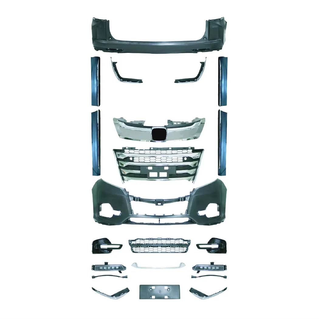 

High Quality Auto Parts Body Kit for 2015-2018 Honda Odyssey Upgrade to 2020 Odyssey Front and Rear Bumper with Grille