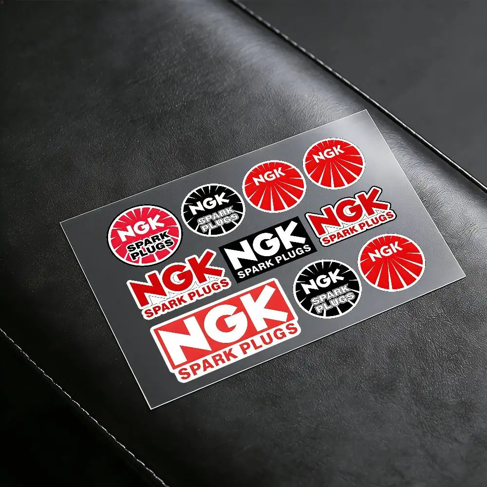 

Logo For NGK Reflective Motorcycle Stickers Waterproof Vinyl Decals For Motorbike Helmet Fuel Tank Bike