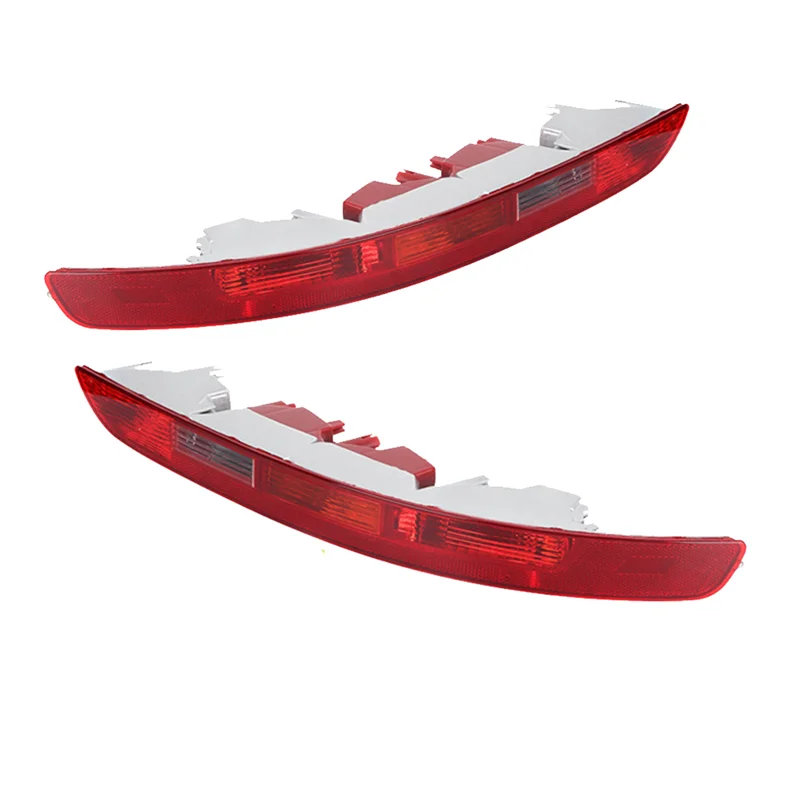 1Pair Rear Bumper Lamp Housing for Audi Q5 2.0T 2009-2017 Car Taillight Turn Signals Brake Light Cover (Without Lamp)