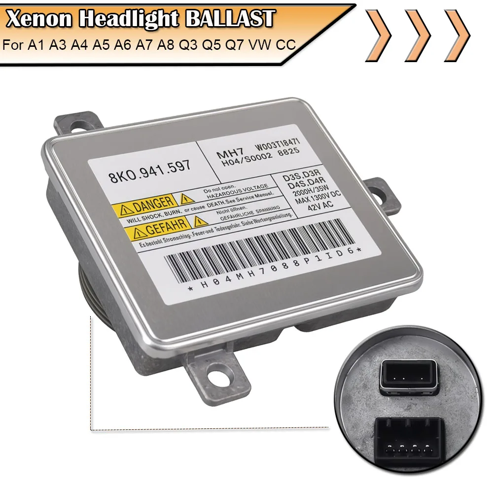 Hohe Qualität NEUE Scheinwerfer Lampe HID Vorschaltgerät Für Audi A3 2008-2013 A4 2007-2011 Für VW 8K0941597 8K0941597C 2048703226