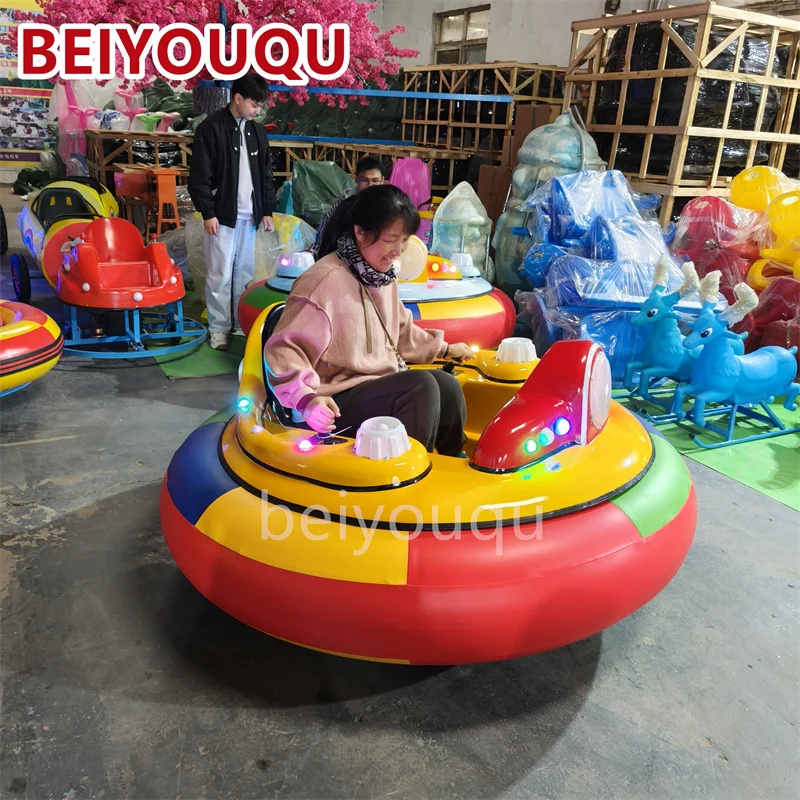 وصول الأطفال N الكبار لعبة سيارات ممتصة للصدمات الأرز على الجليد في الهواء الطلق بطارية تعمل بالطاقة سيارات ممتصة للصدمات للأطفال