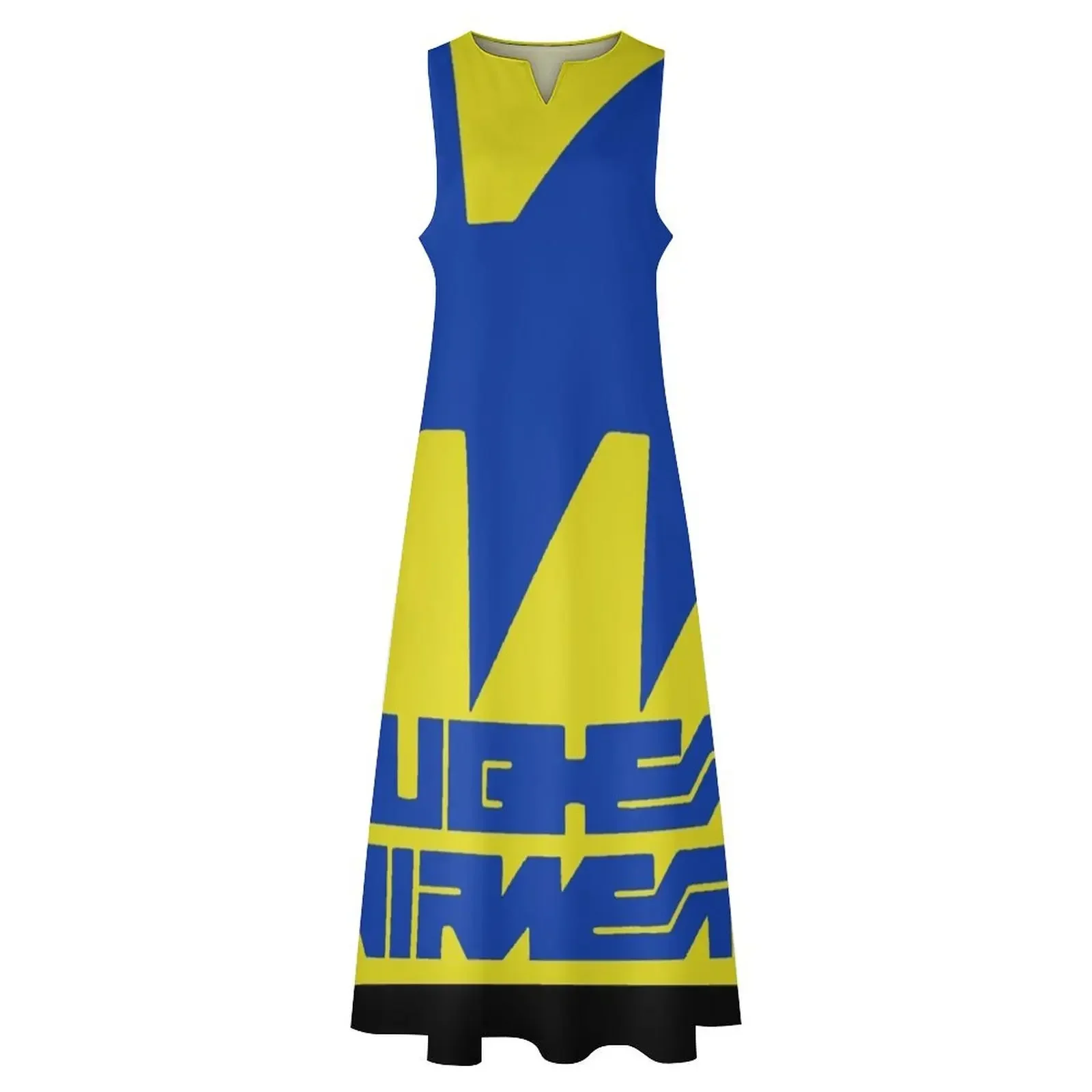 ชุดเดรสยาวสไตล์เกาหลีสำหรับผู้หญิง ยี่ห้อ Hughes Airwest airlines ชุดราตรีสำหรับงานพรอม ชุดเดรสสไตล์แอฟริกันสำหรับผู้หญิง