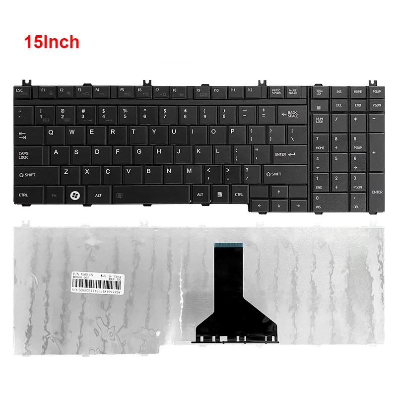 New Laptop Replacement Keyboard for Toshiba dynabook L21 220C/W B550 B551 B552