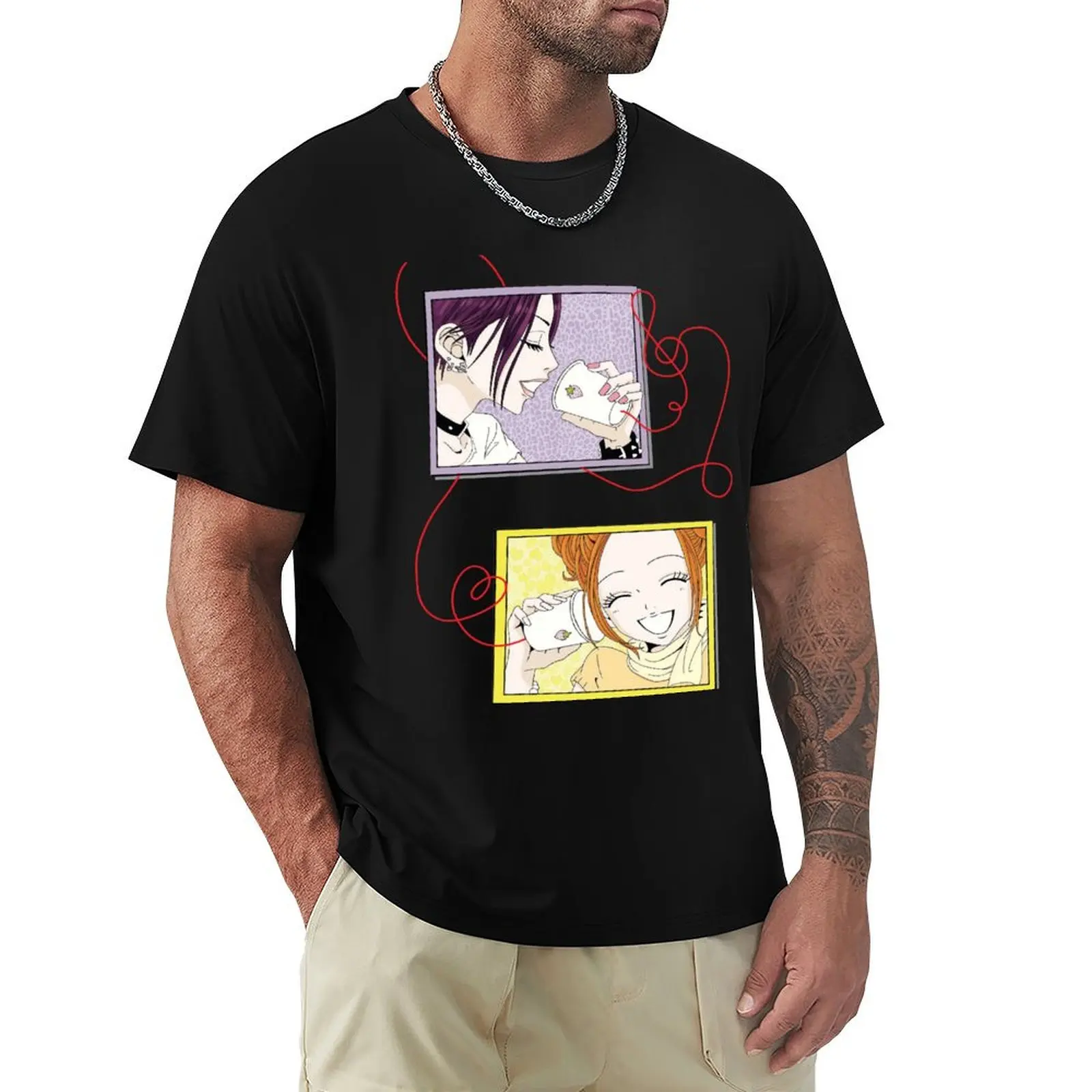 Nana & Hachi T-Shirt Plus Size Gym Sports T-Shirt