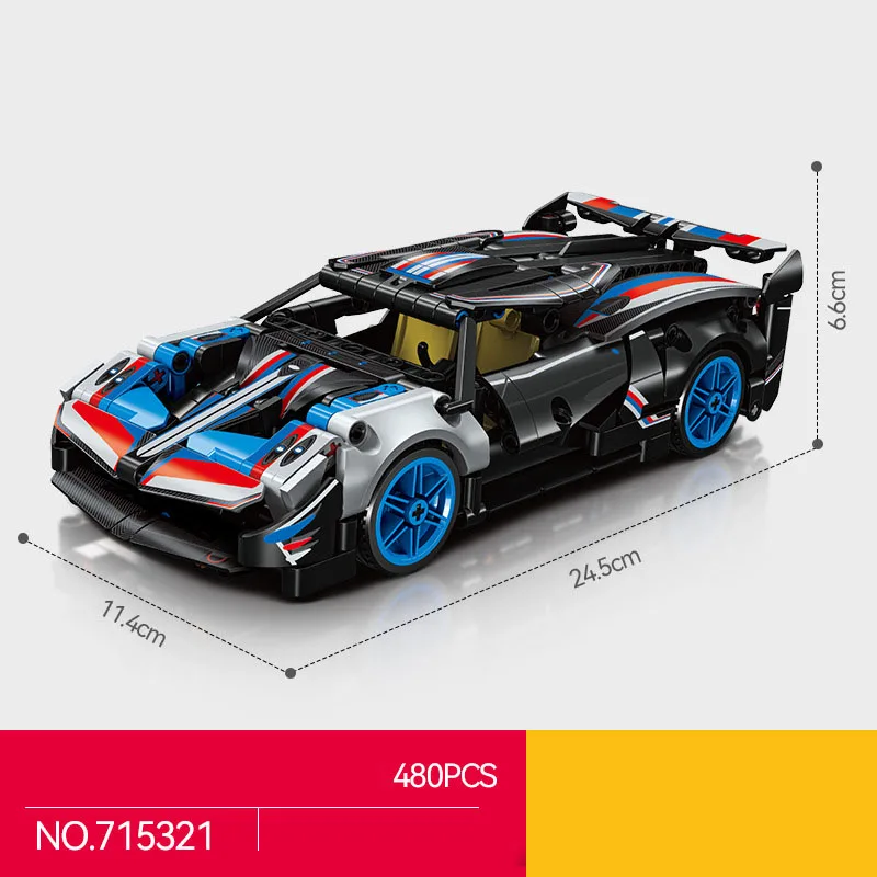 

1:18 Scale Paganis Huayra Super Sport Car Technical Building Block Model Sets Vehicle Brick Supercar Toys Collection For Gifts