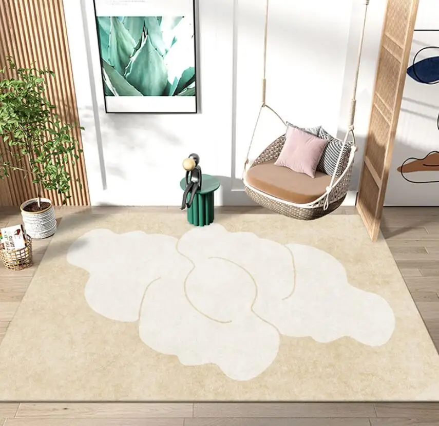 Japanese Wabi-sabi Living Room Carpet Modern Minimalist Nordic Sofa Bedroom Cloakroom Mat Non-slip Home Light Luxury Rug