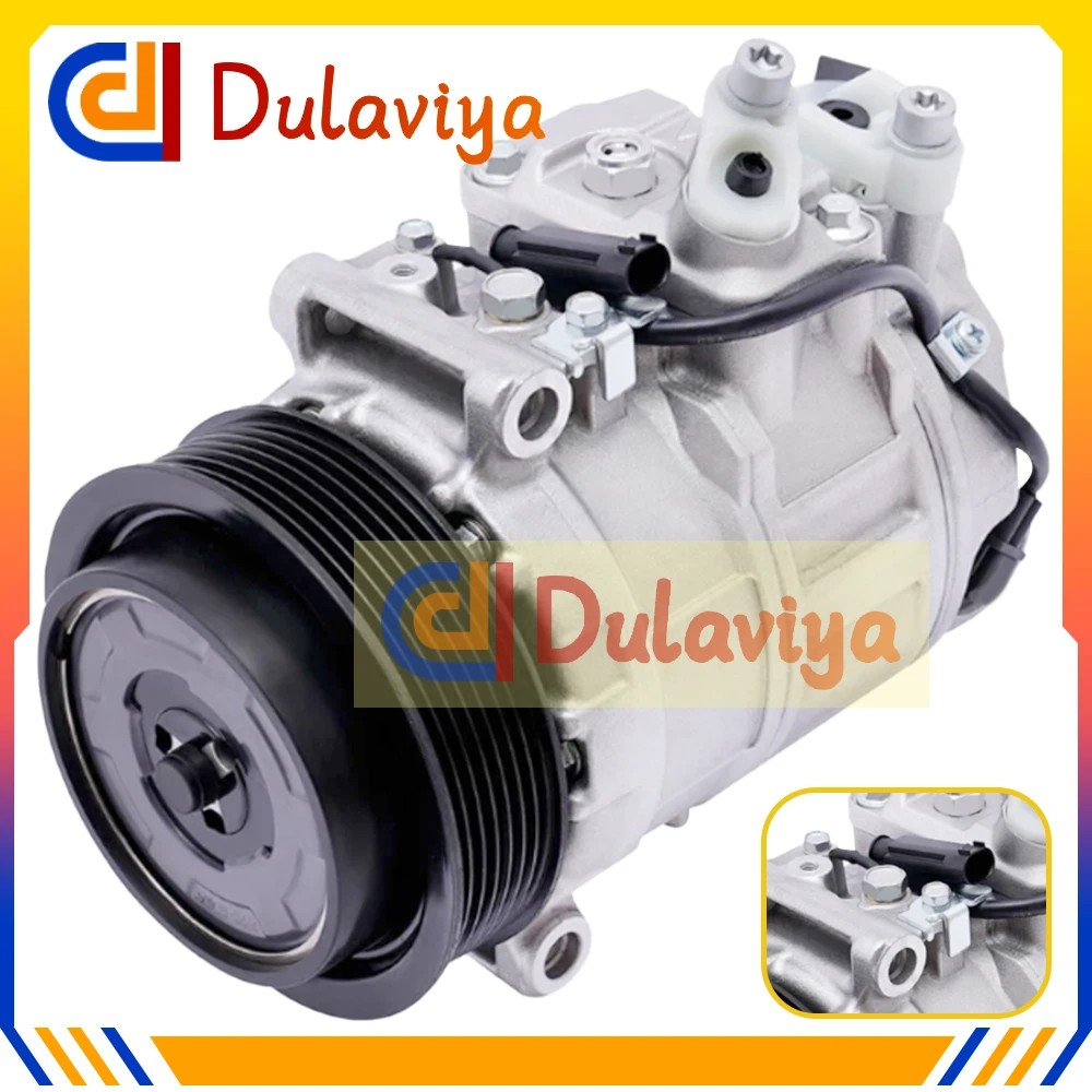 AC A/C Compressor with Clutch Assembly For Mercedes-Benz C230 1.8L 2003 2004 2005 CO 10808JC 0002306411 4710471 4472806091