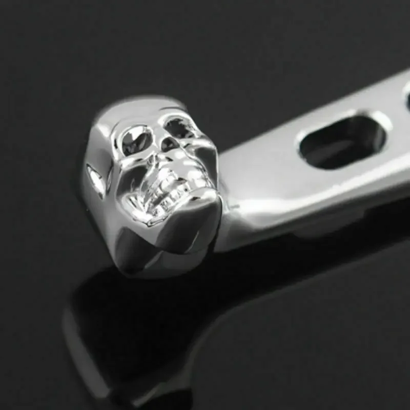 Skull Style Aluminum Brake Clutch Lever For Harley FLSTSC Springer Classic FXSTB Night Train Motorcycle Handlebar