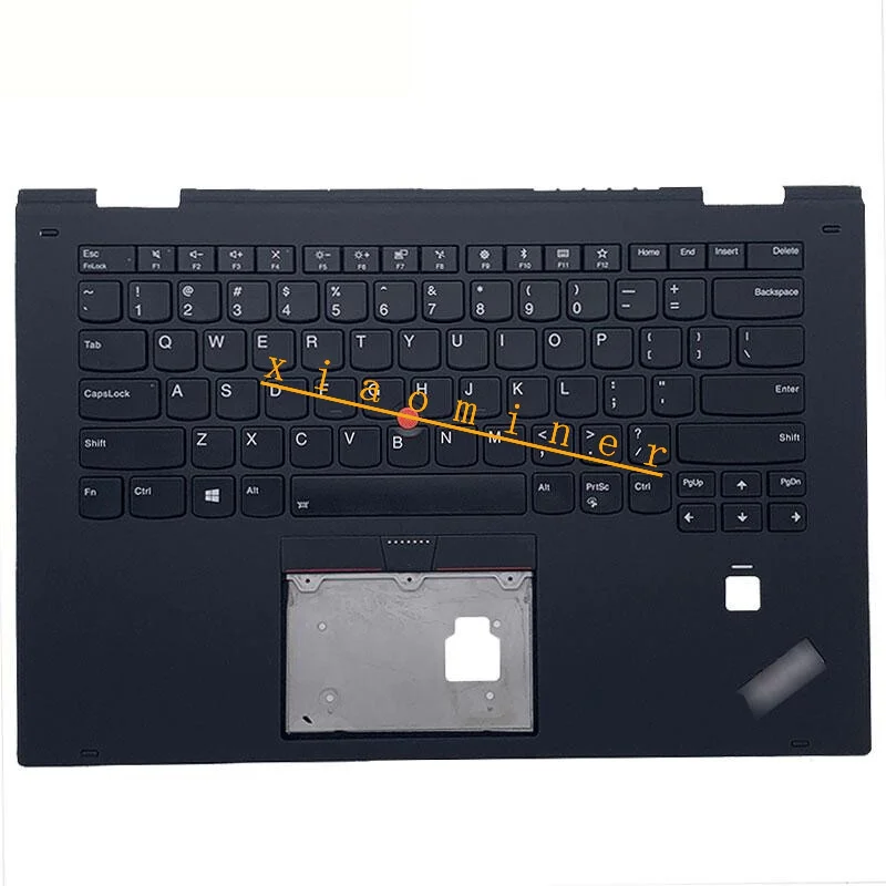 01HY810 FOR Lenovo Thinkpad X1 Yoga 2nd Laptop Keyboard C Shell Palm Rest Black