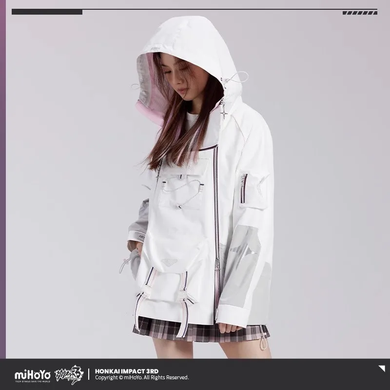 Oficial miHoYo Honkai Impact 3rd Elysia Herrscher of HumanEgo Series Abrigo Anime y juego Mercancía Ropa