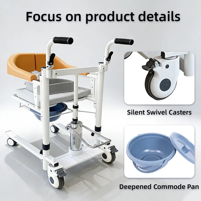 Elderly Lift Chair Multi Functional Care Bed Transfer Aid For Seniors And Disabled Persons Adjustable Height Bathing Seat