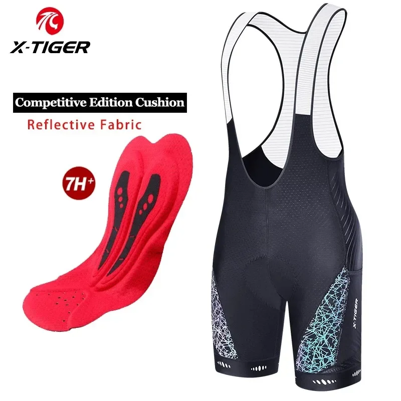 X-Tiger Summer Men's Pro Road Cycling Shorts Lycra Breathable & Quick Drying MTB Cycling Shorts