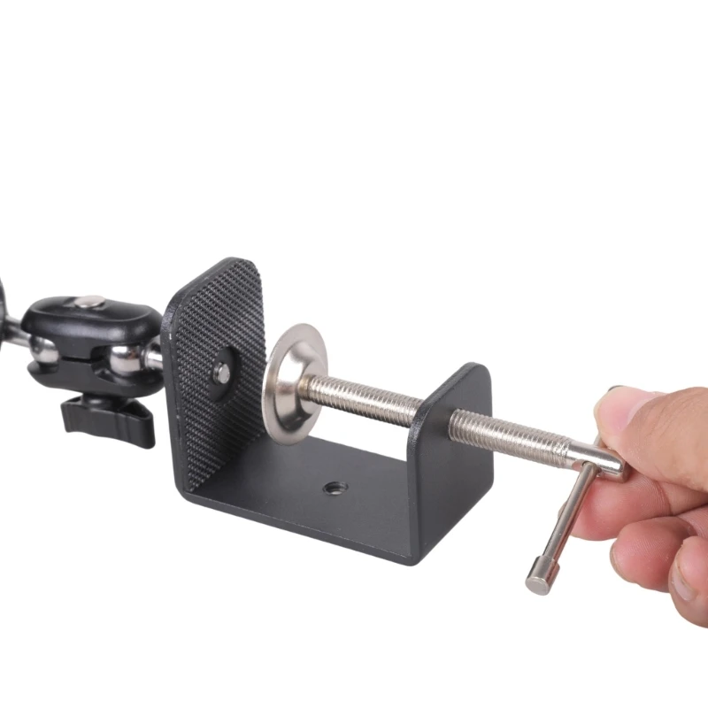 

360 Degree Rotating Phone Mount Bracket for Golf Cart Universal Stand Clamp Holder for Mobile Phone Easy Setup