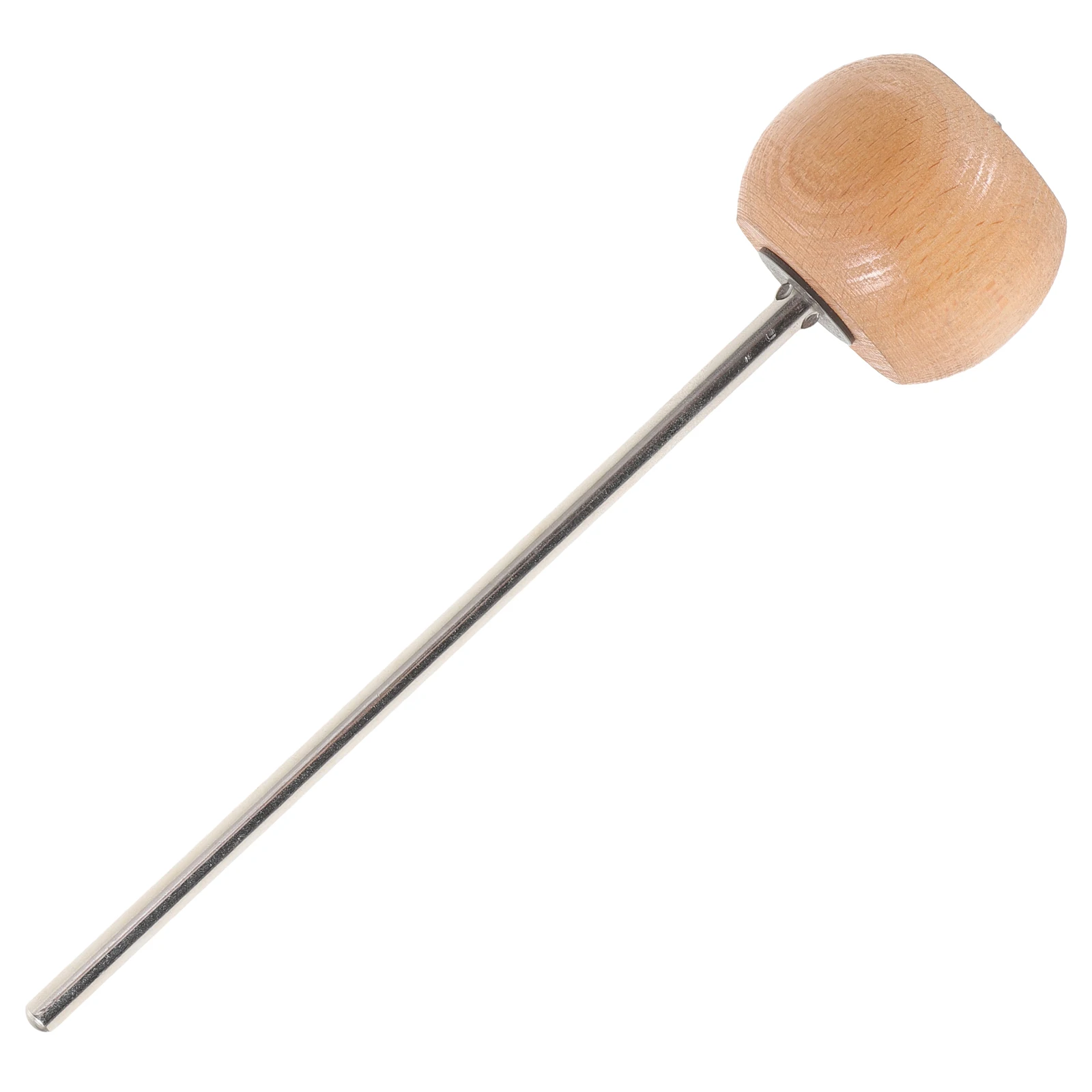 

Wooden Hammer Bass Drum Pedal Beater Wood Color Percussion Instrument Supplies Drum Foot Pedal Accessories Replacement