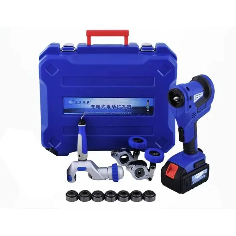 

【Hot Sale】18V Cordless Electric Flaring Tool Kit CT-E800AL With Scraper For 1/4'~3/4"(6mm-19mm)