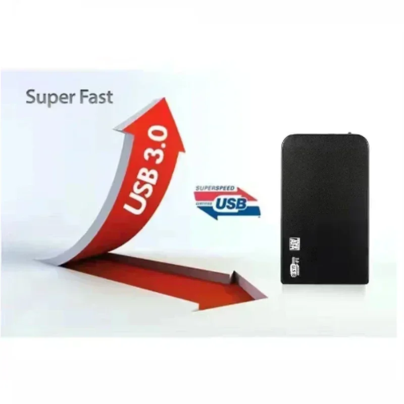 256TB SSD High-speed SSD USB 3.0 Enclosure Mobile Hard Drive Cases for SSD External Storage HDD Box With USB3.0 Cable ABS view 3
