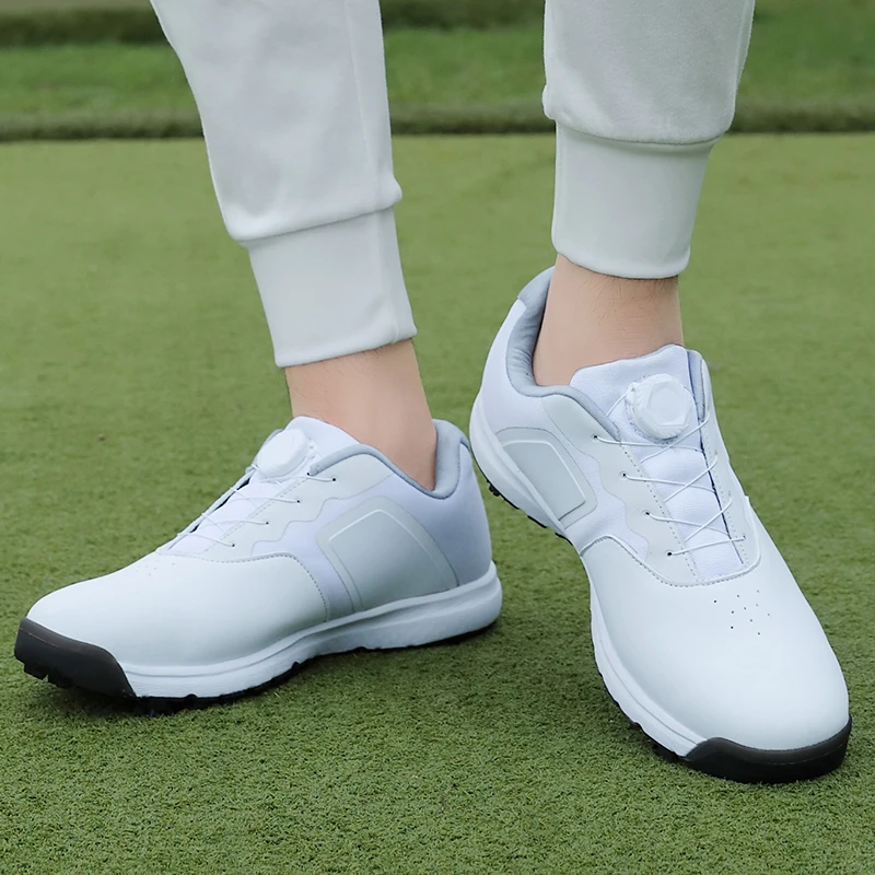 Chaussures de golf imperméables pour hommes, chaussures de sport, baskets d'entraînement, grande taille, neuves, 39-47