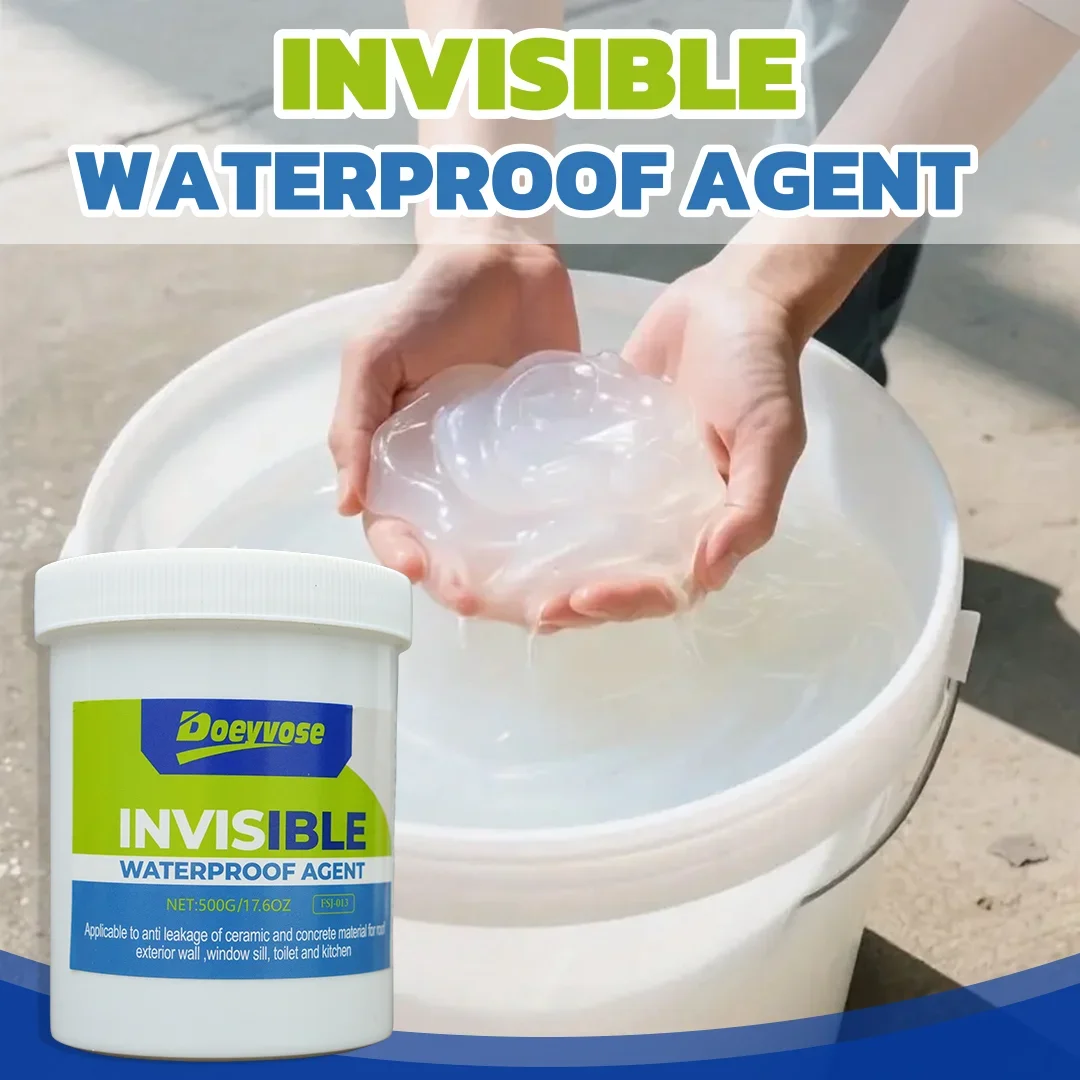 500g/300g/100g Multi-use Transparent Waterproof Sealant Invisible Anti-Leak Glue For Bathroom Roof  Interior Exterior