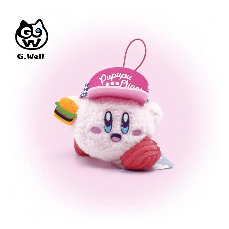 Kawaii Kirby Plush Doll Cute Cartoon Kirby Plush Toys Kids Plushie Doll Pendant Bag Decoration Keychain Jewelry Holiday Gifts