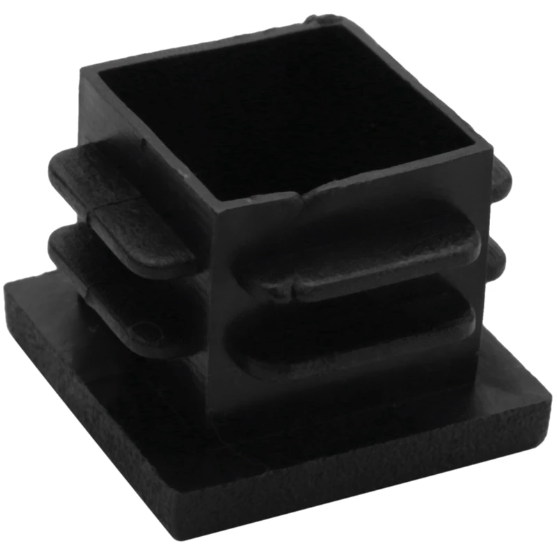 ABXH 12 قطعة 19 مللي متر × 19 مللي متر قبعات نهاية التقطيع أنابيب مربعة أنبوب إدراج البلاستيك