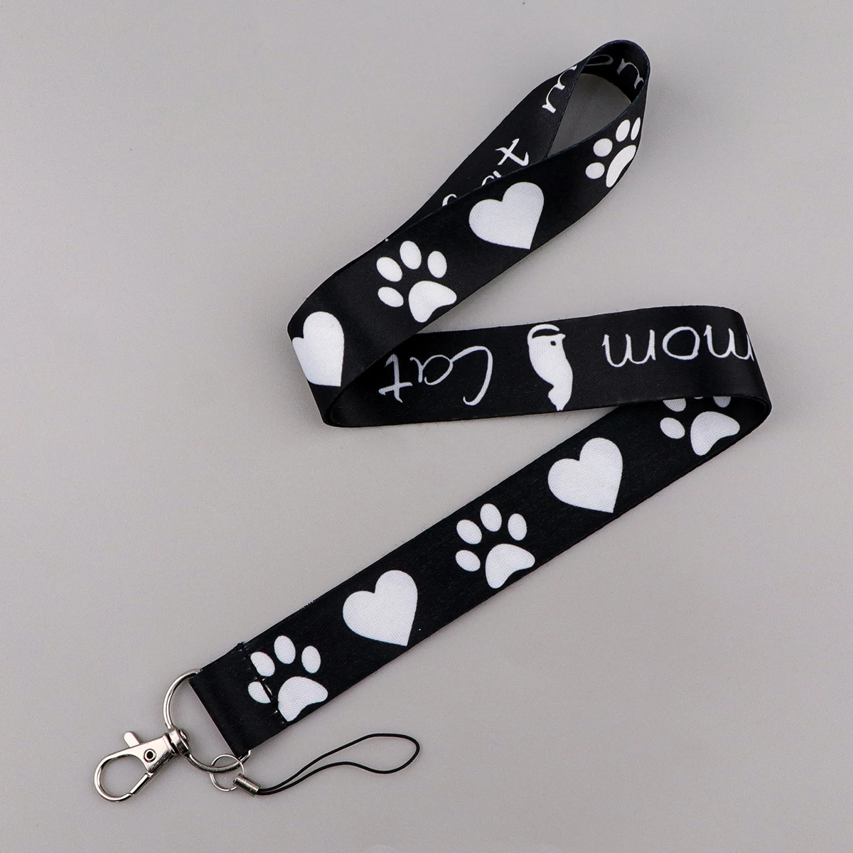 

Cat mom Lanyard For Keys ID Card Cover Pass Mobile Phone Straps Badge Holder Neck Straps Phone Accessories