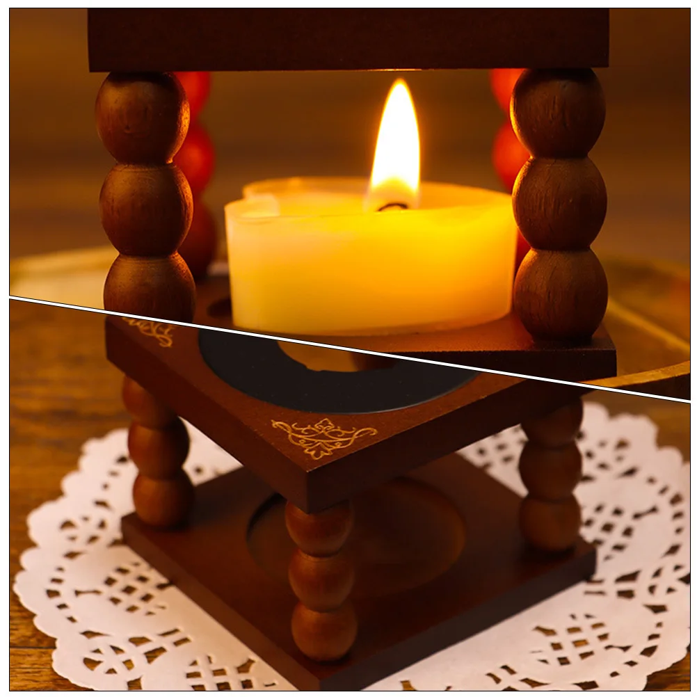 

Wax Seal Warmer Small Wax Melting Pot for DIY Sealing Stamps Home Decoration Gift Set Metal Wood Craft Tool