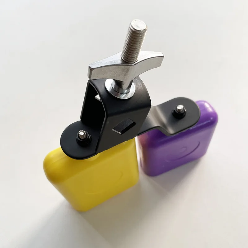 

Double Sambago Bell Latin Music Cowbell High Low Sound Knocker for Drum Percussion Instrument Accessories