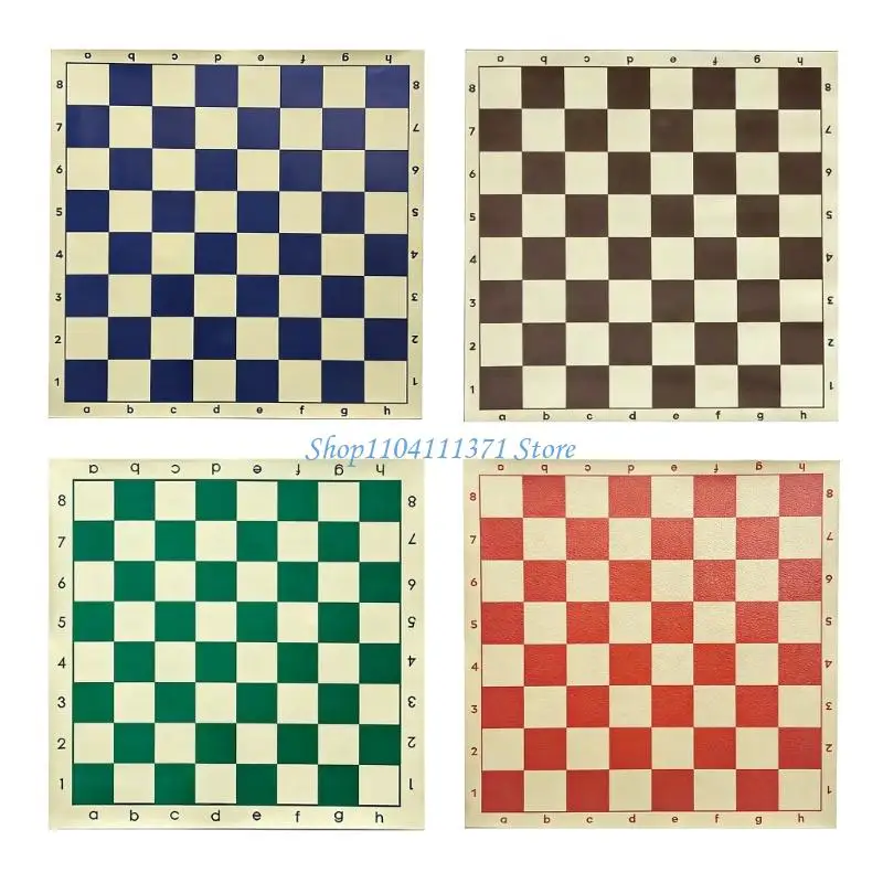 

P9FC Universal PU Tournament Chesses Board Nonslip Travel Chesses Board Mat Enduring