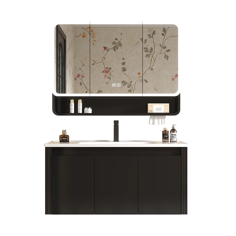 Bathroom lockers, mirrors, bathroom cabinets with lights