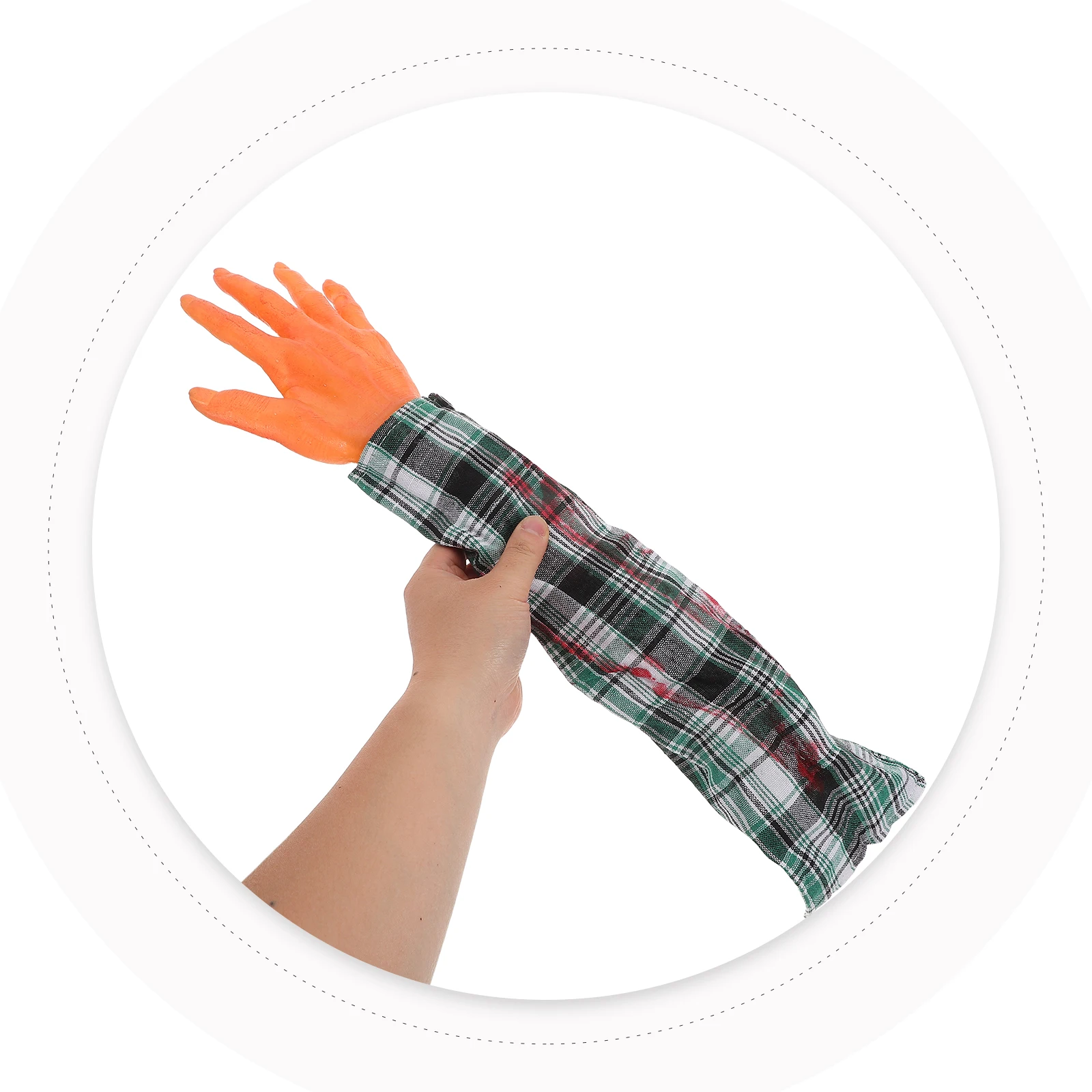 

2 Pcs Horror Props Halloween Body Part Venue Setting Polyester Creepy Hands for
