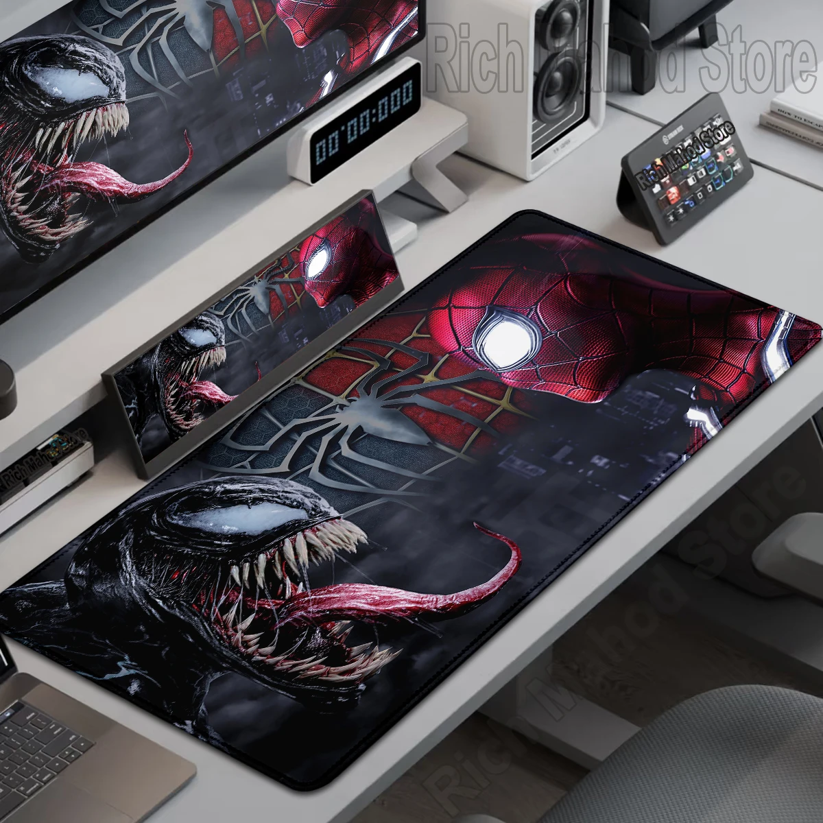 Marvel Mouse Venom Pad Gaming Mousepad Laptop Office Desk Accessories XXL Large Computer Gaming Keyboard Mousemat PC Cabinet Rug