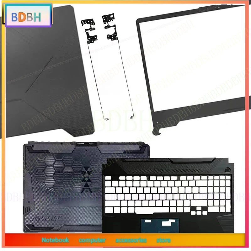 Для ноутбуков FX506, FA506IU, FA506Q: задняя крышка LCD-экрана, передняя рамка, подставка для рук, нижняя крышка, петли.