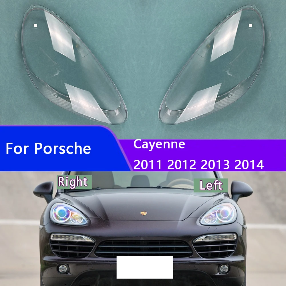 

For Porsche Cayenne 2011 2012 2013 2014 Car Front Headlight Lens Shell Cover Lampshade Halogen Lamp Headlight Cover