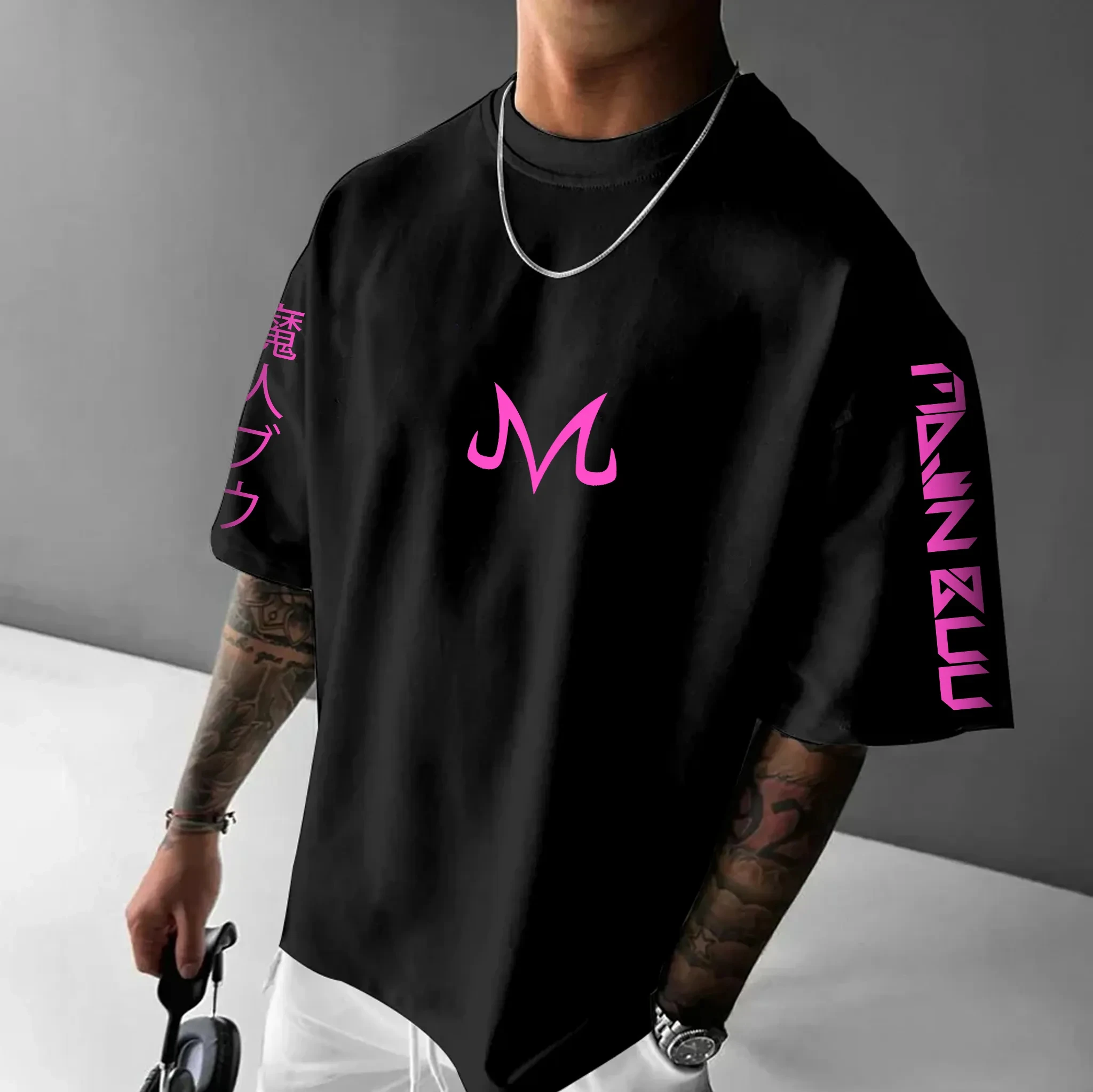 Dragon Ball Majin Summer Graphic T Shirt Men Women Anime Streetwear Short Sleeve Tee Casual Top Anime  Print Loose Y2k Clothes